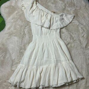 Rebecca Taylor one shoulder dress - 10